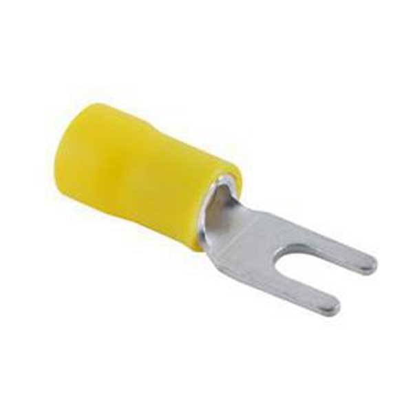 12-10AWG Insulated Spade Terminals - #8 Stud / 100 Pack