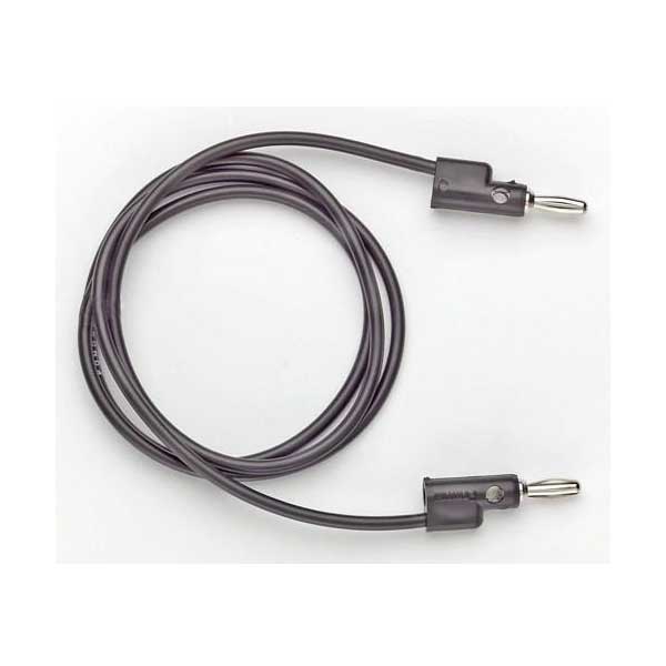 Fluke 12" Banana Plug Patch Cord, Black