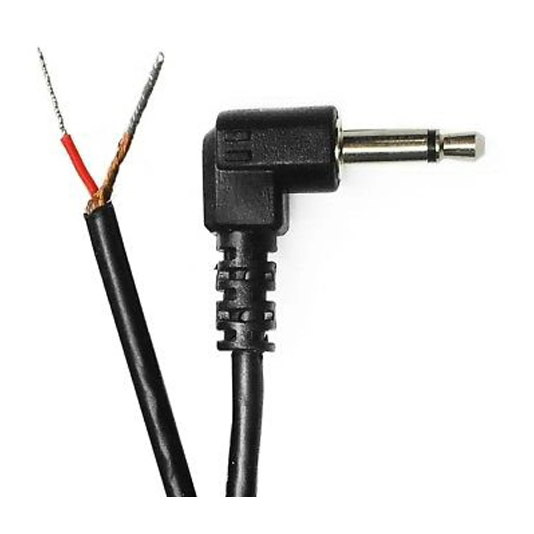3.5mm Right Angle Mono Plug to Bare Wire Bulk