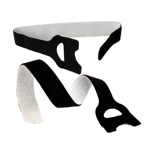 3M Scotch™ Reusable Bundling Straps | Adjustable Hook & Loop Cable Ties | 0.5 in x 8 in | 6 Straps | Black | RF3710 - Image 2