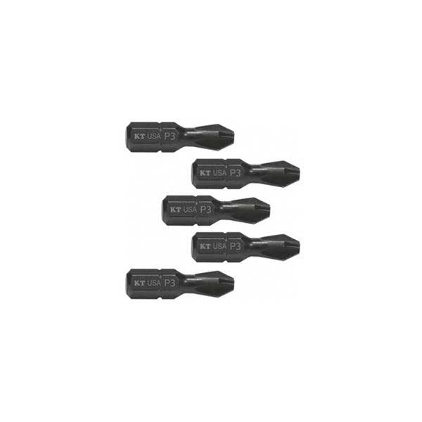 #3 Phillips Insert Power Drivers - 1'' Bit (5 pk)