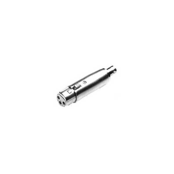 3 Pin XLR Female to BNC Female Audio Adapter