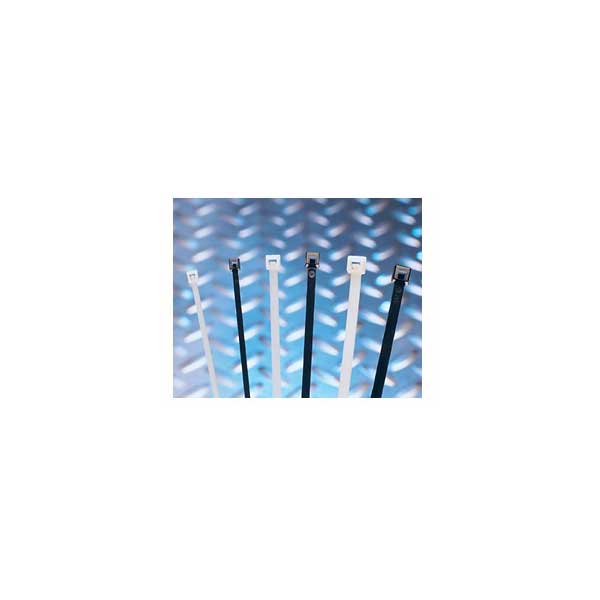 4" Nylon Cable Ties - Natural / 100 Pack