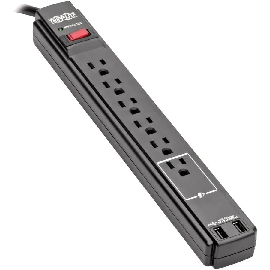 Tripp Lite 6 OUTLETS 6' CORD W/ 2 USB - Image 3