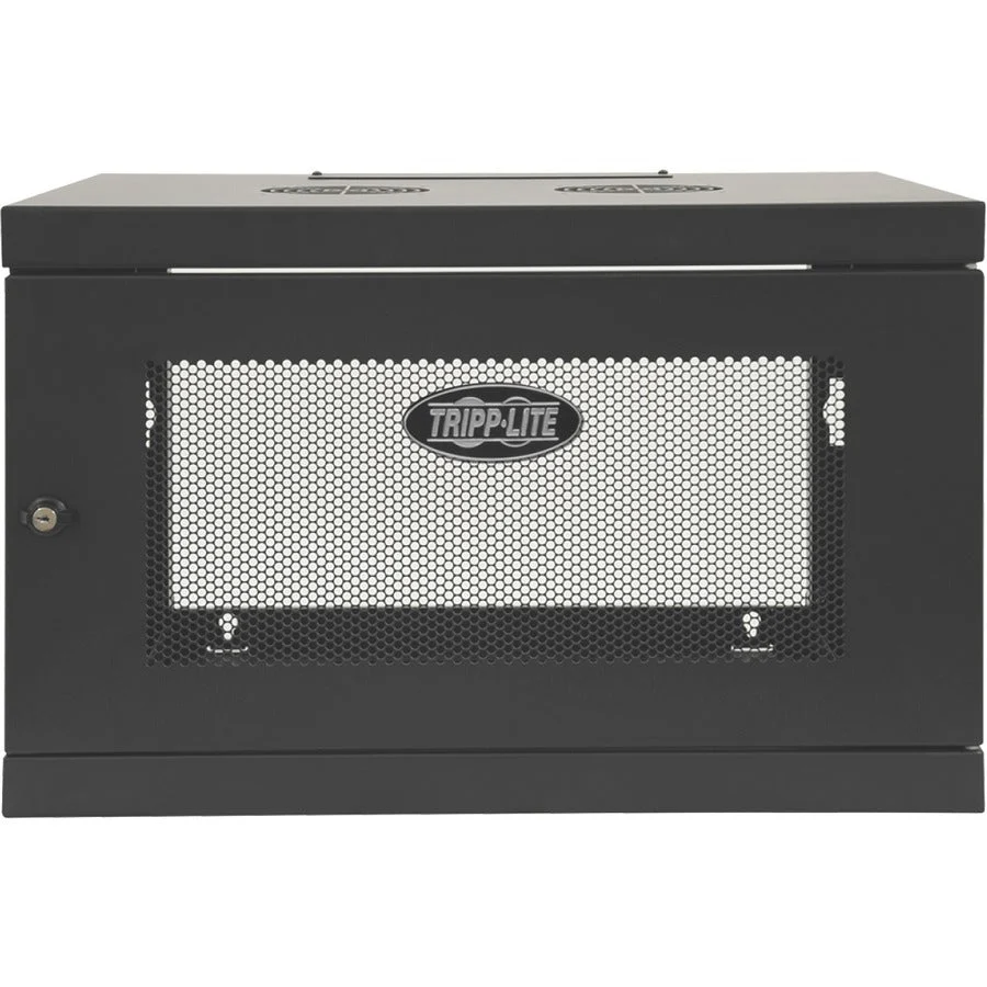 Tripp Lite 6U Wall Mount Rack Enclosure Cabinet Knock Down w/Doors & Sides - Image 3