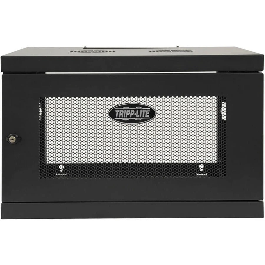 Tripp Lite 6U Wall Mount Rack Enclosure Cabinet Knock Down w/Doors & Sides - Image 8