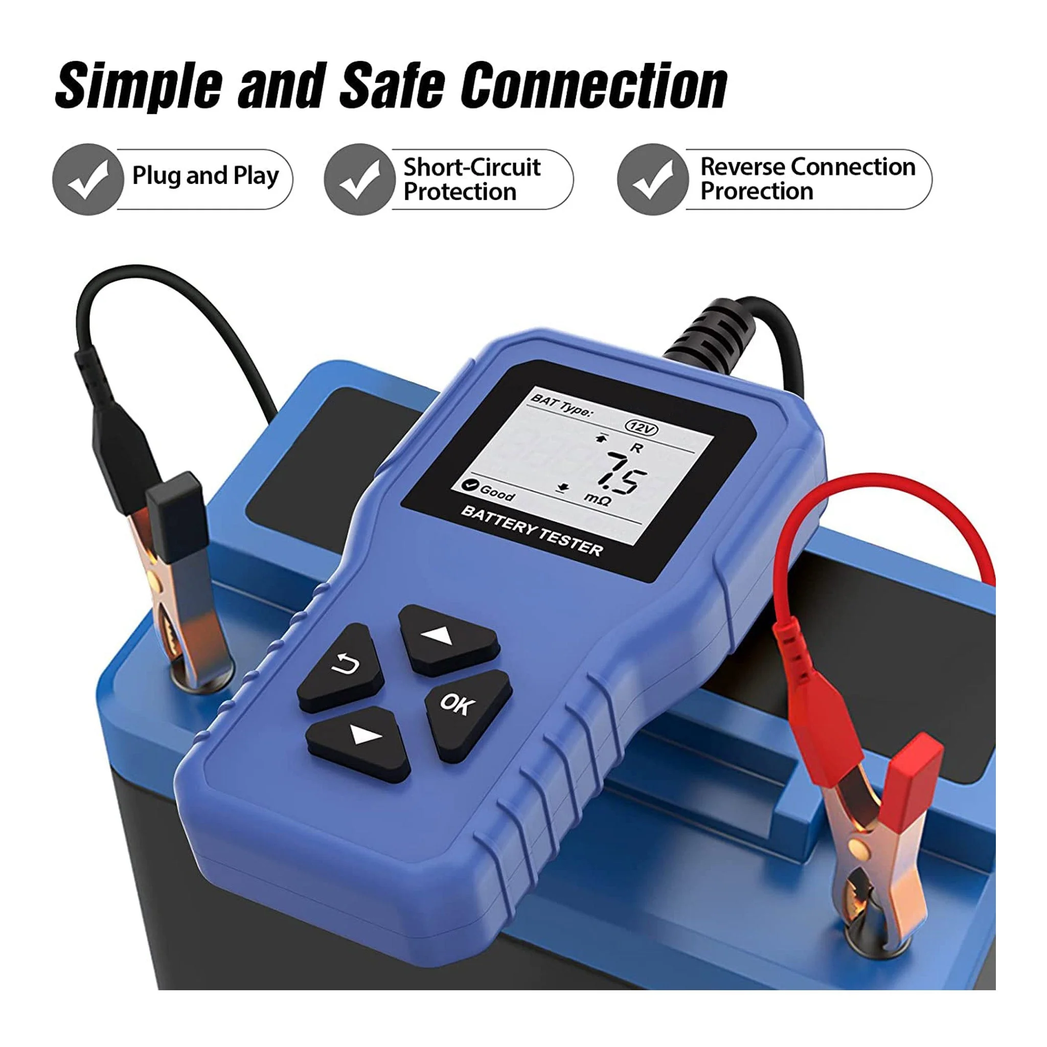 Altex Preferred MFG 3-in-1 6V/12V/24V Digital Battery Tester Analyzer - Image 9