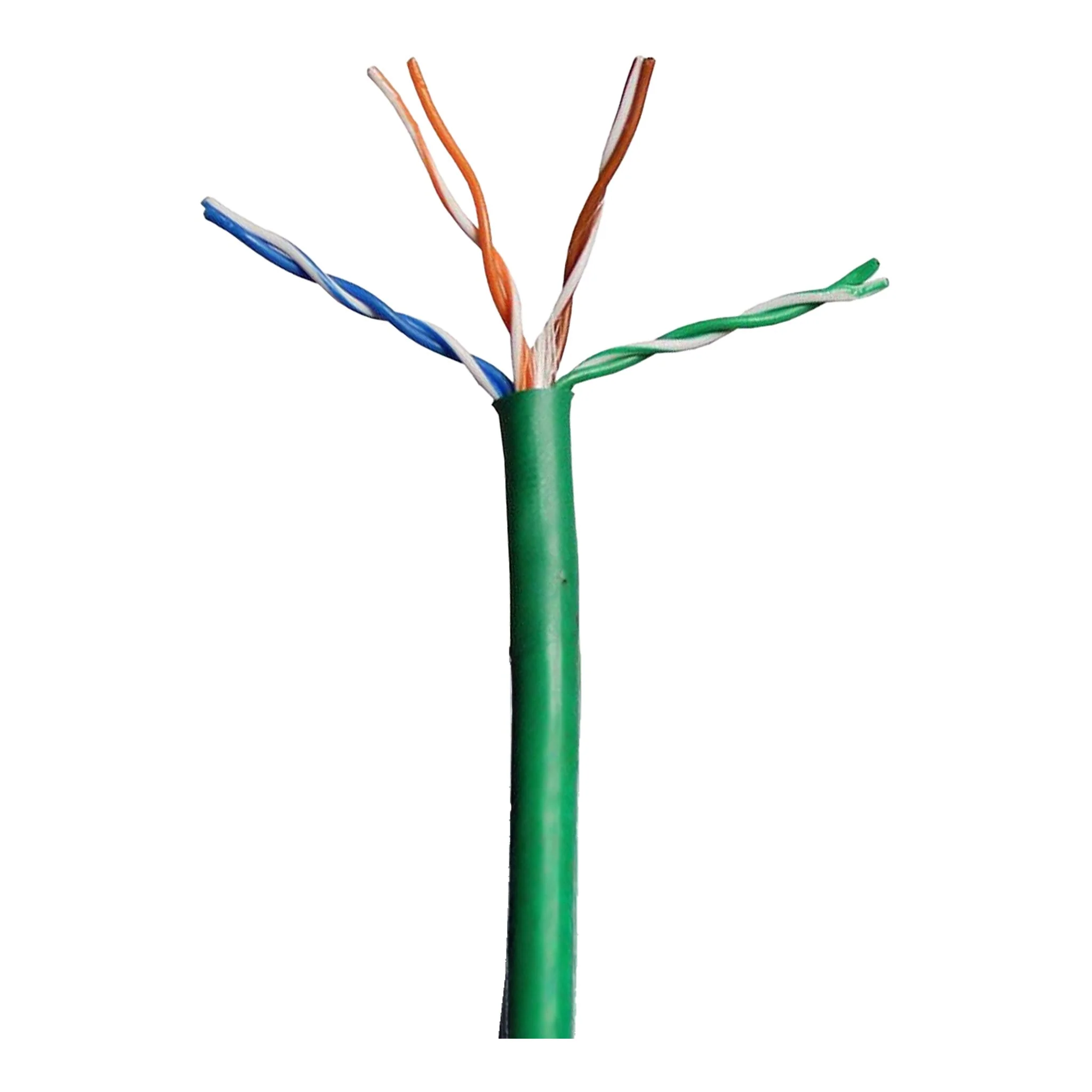 Altex Preferred MFG CAT6 23AWG 4-Conductor Solid Copper Plenum Jacket Cable - Green - 1,000ft - Image 2