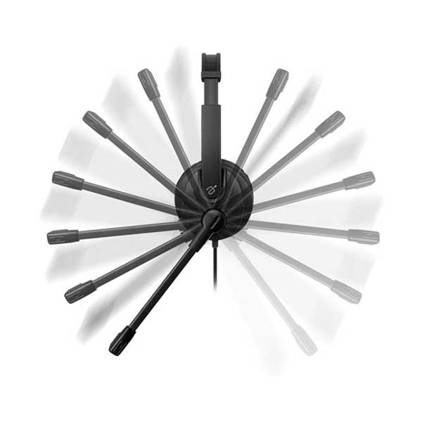 Aluratek AWHU02FB Wired USB Stereo Headset with Noise Cancelling Boom Mic and In-Line Controls - Image 3