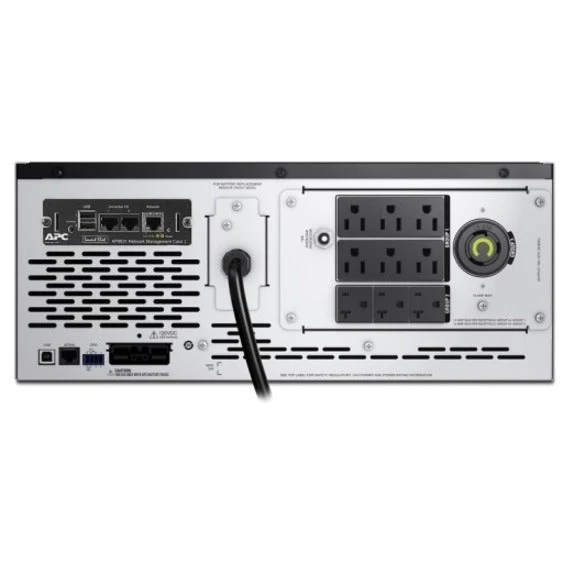 APC SMX2000LVNC 4U Rackmount X 2000VA 1800W Smart-UPS with Sine Wave and LCD Display Screen - Image 4