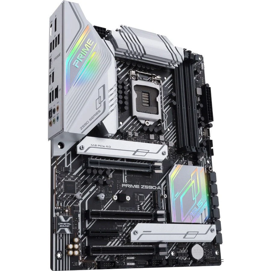 ASUS Prime Z590-A Intel Z590 LGA1200 ATX Desktop Motherboard with Aura Sync RGB Lighting