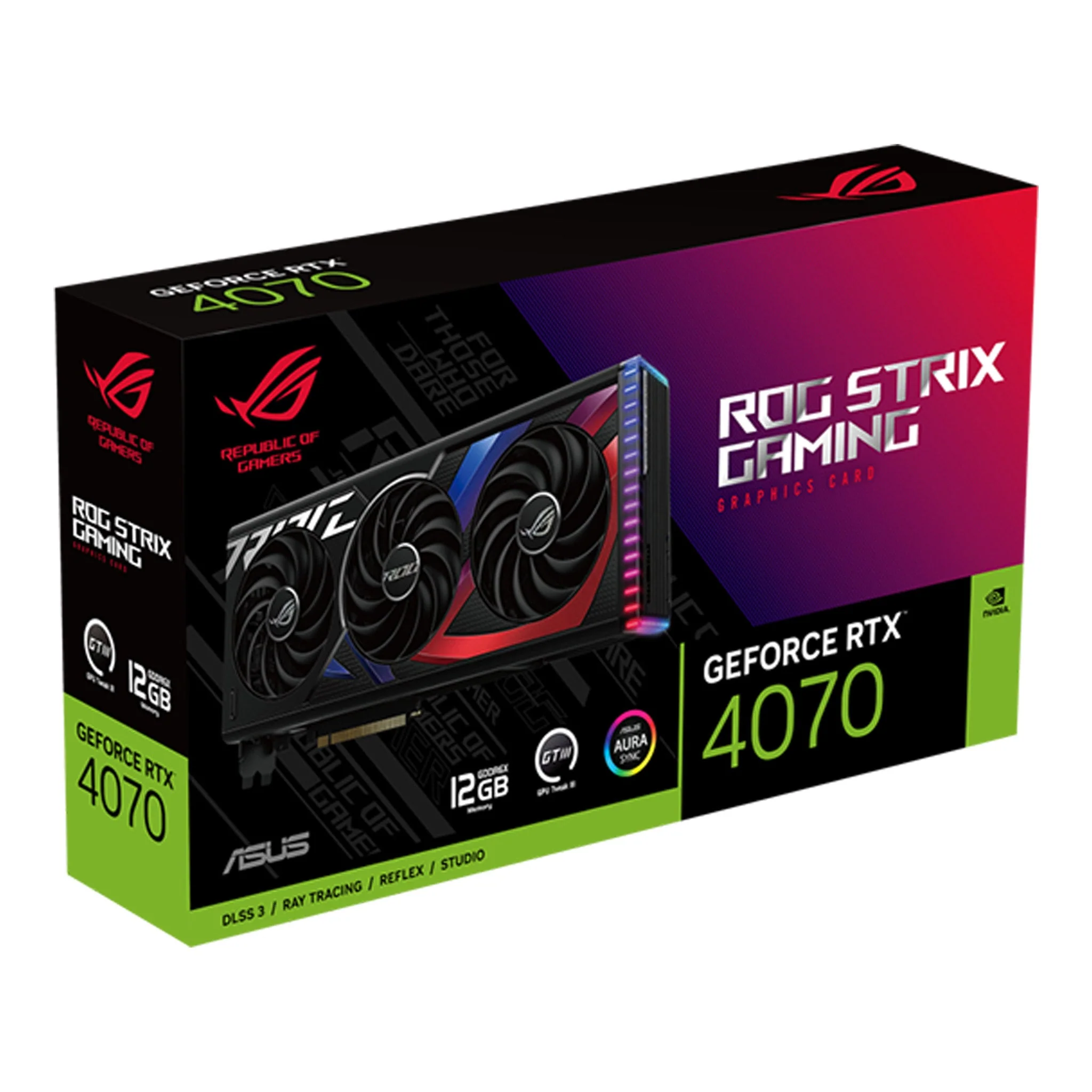 ASUS ROG-STRIX-RTX4070-12G-GAMING ROG Strix GeForce RTX 4070 12GB GDDR6X Graphics Card - Image 9
