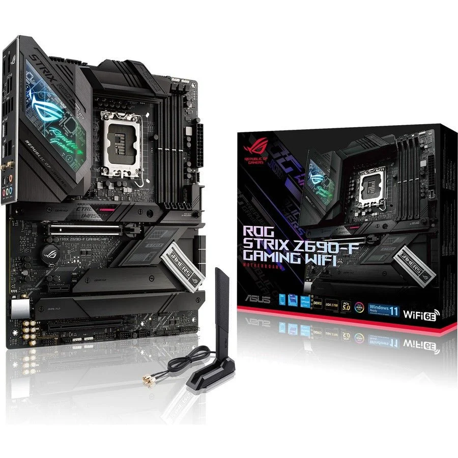 ASUS ROG STRIX Z690-F GAMING WIFI 6E Intel LGA1700 DDR5 ATX Motherboard with Aura Sync RGB Lighting - Image 10