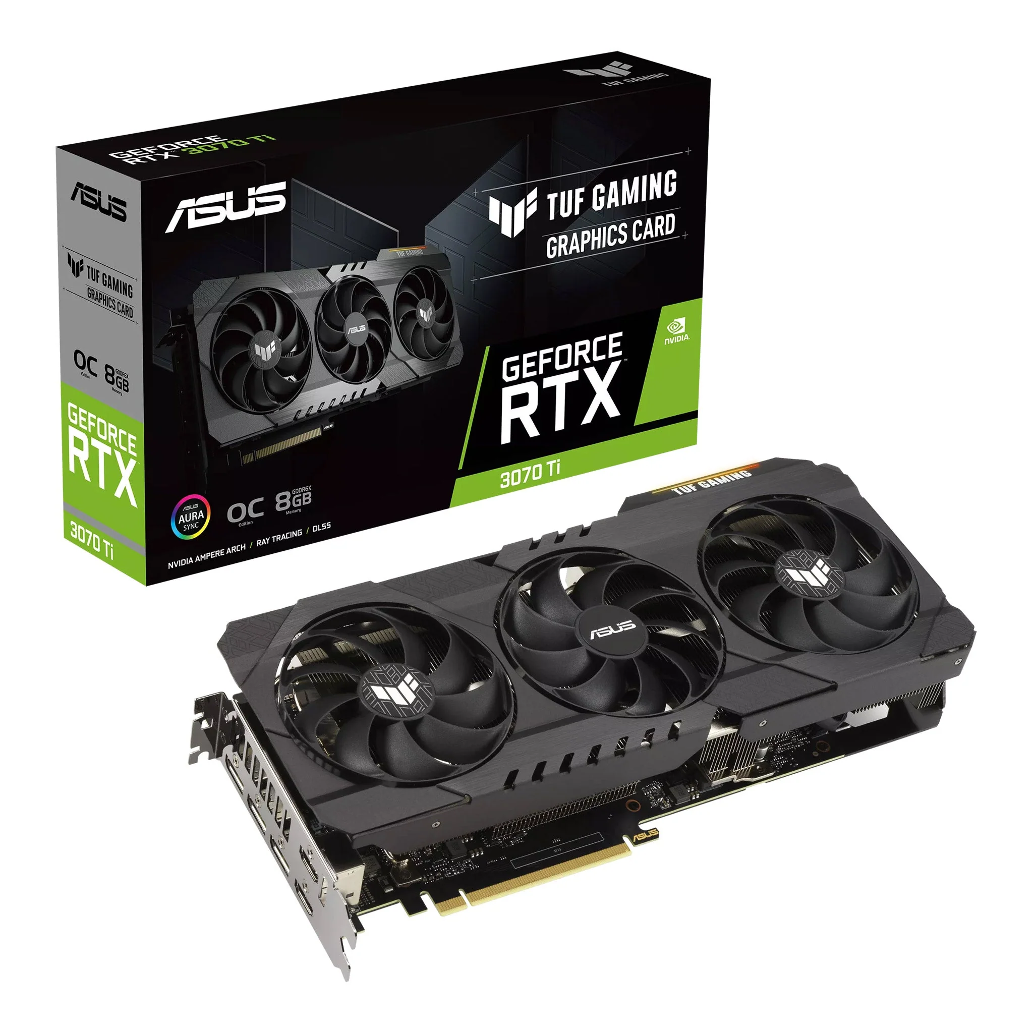 ASUS TUF RTX3070TI O8G V2 GAMING NVIDIA GeForce RTX 3070 Ti OC V2 Graphics Card