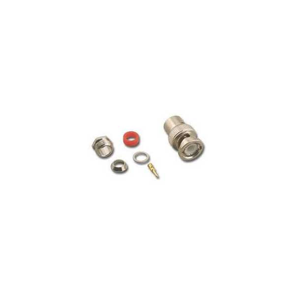 BNC Male 6-Piece Solder Type Connector - RG-58