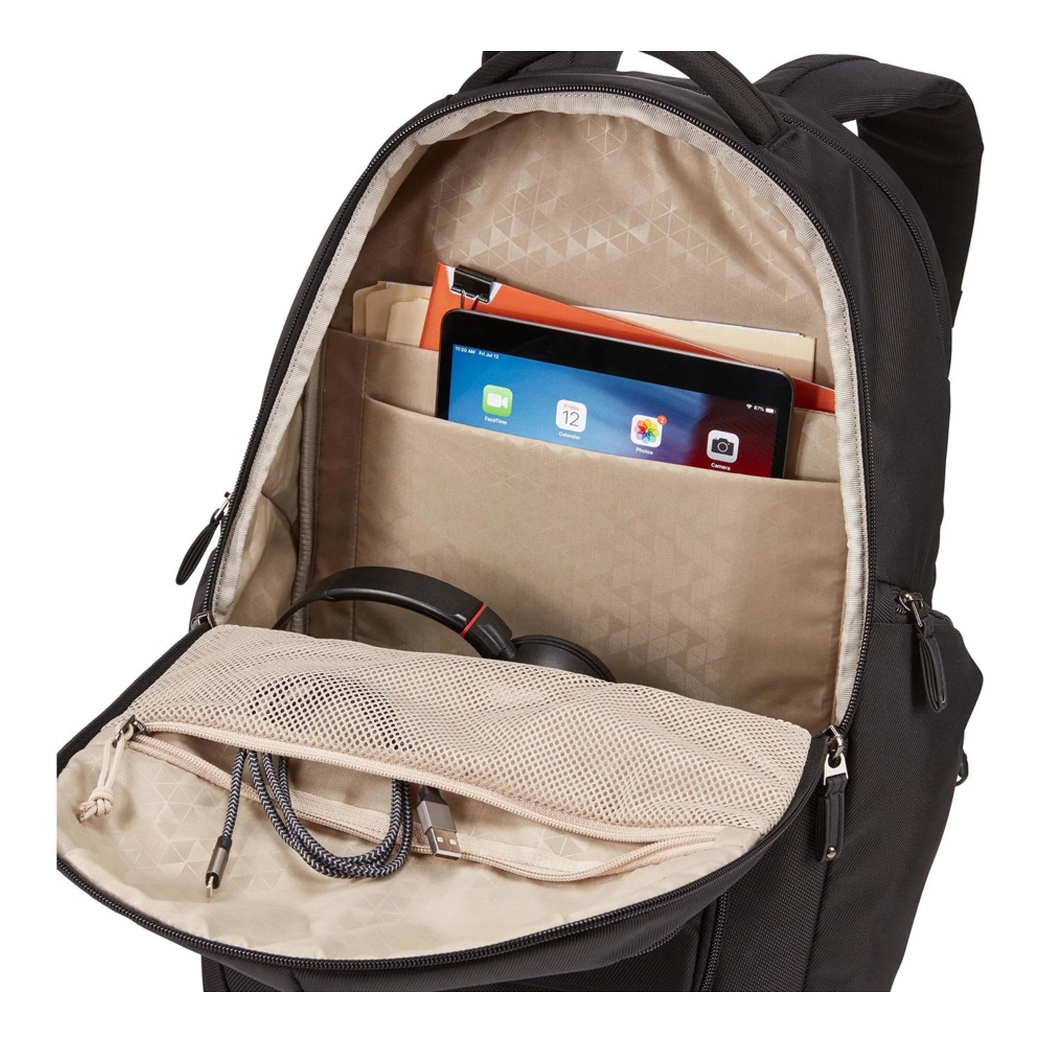 Case Logic 3204202 NOTIBP-117 17.3" Notebook Carry Case/Backpack - Black - Image 5
