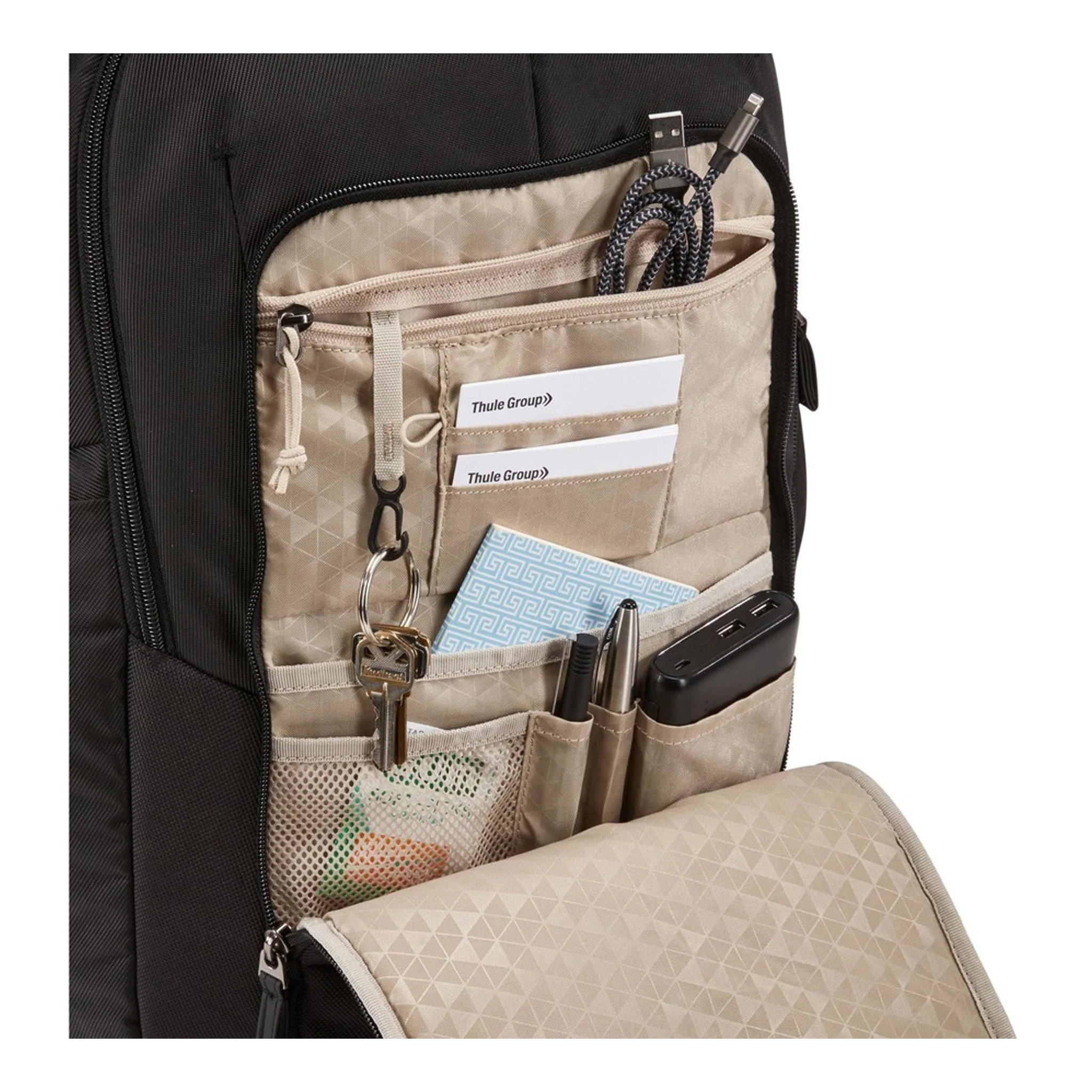 Case Logic 3204202 NOTIBP-117 17.3" Notebook Carry Case/Backpack - Black - Image 6