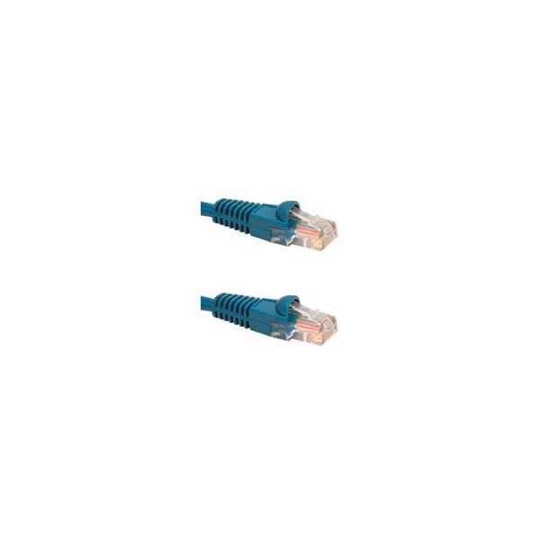 Cat5e Network Patch Cable with Boots, Blue, 75FT