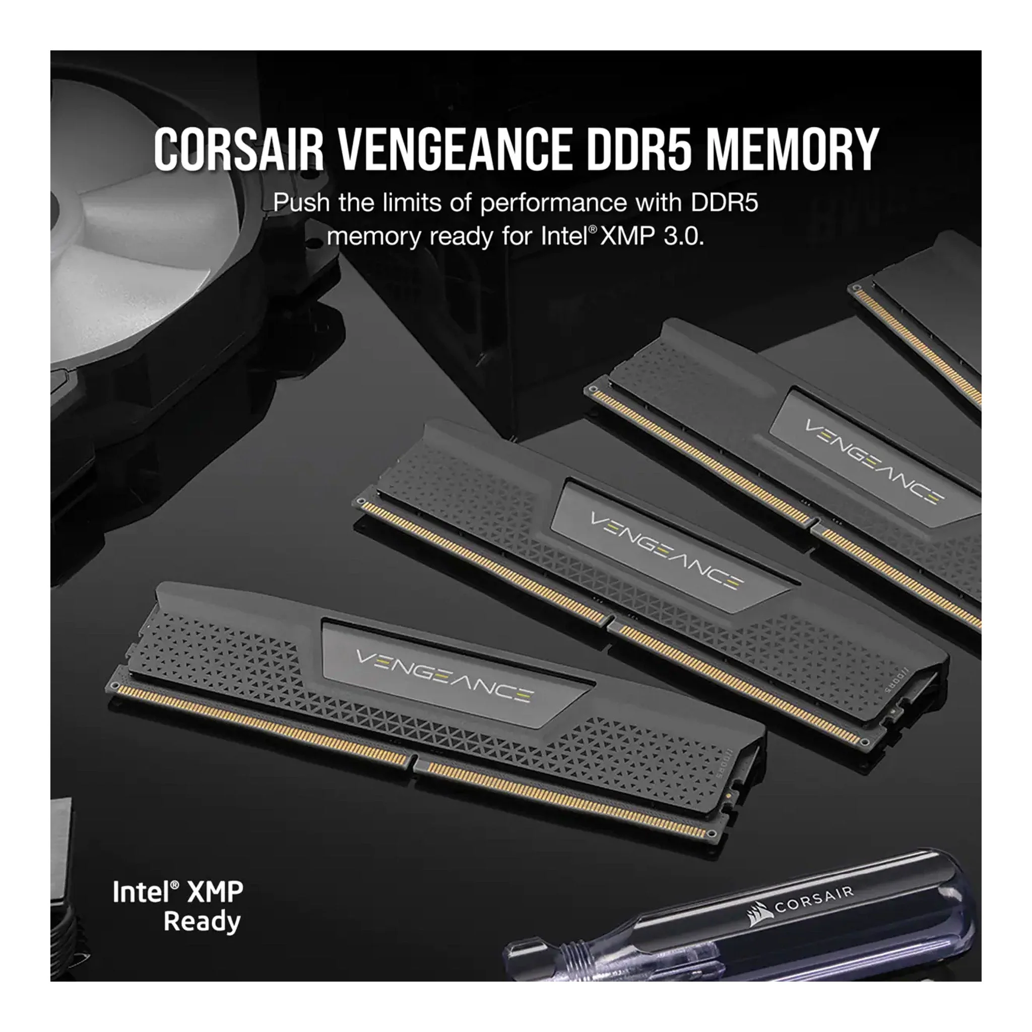 Corsair CMK32GX5M2B5600C36 Vengeance 32GB (2x16GB) DDR5 DRAM 5600MHz C36 Memory Kit - Image 2