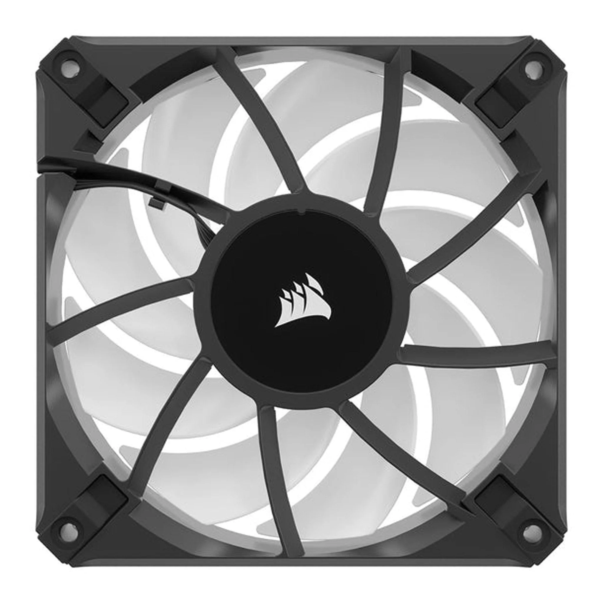 CORSAIR CO-9050154-WW iCUE AF120 RGB ELITE 120mm PWM Fan - 3-Pack Black - Image 4