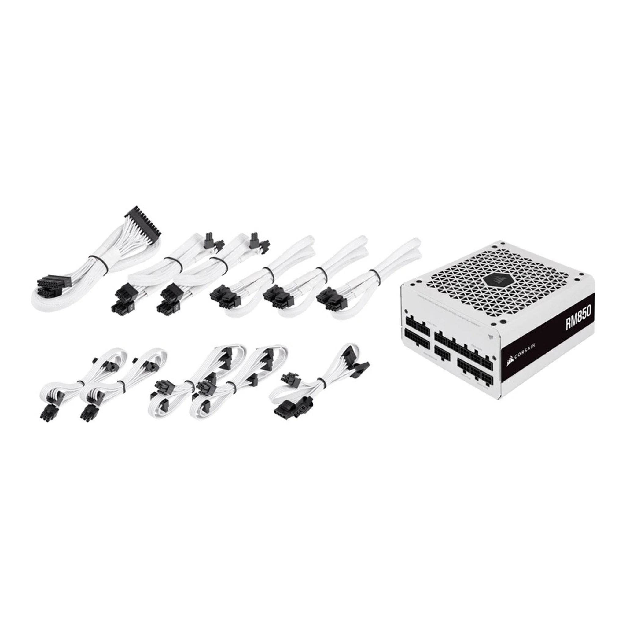 Corsair CP-9020232-NA 850W 80 PLUS Gold RM White Series Fully Modular ATX Power Supply - Image 9