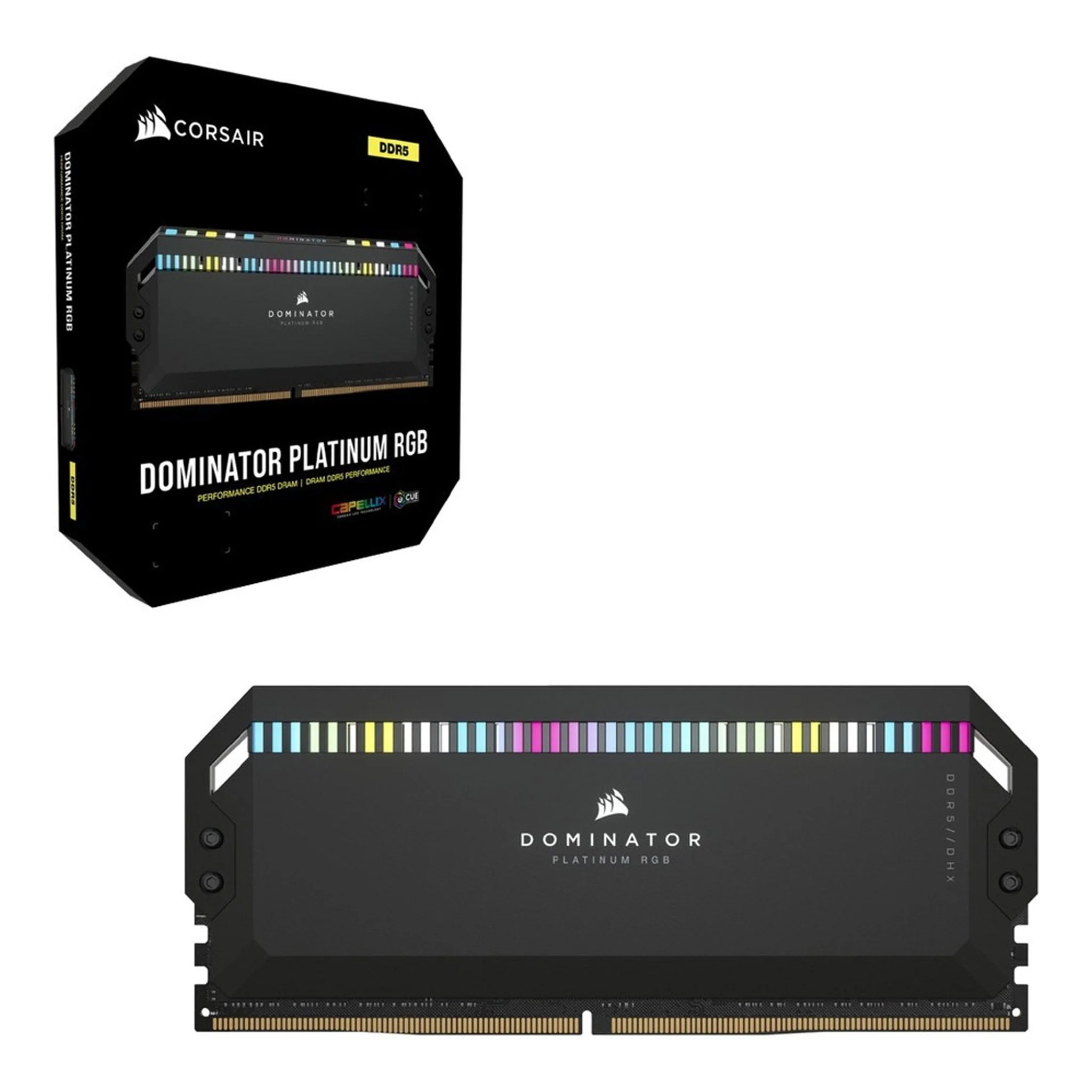 Corsair Dominator Platinum RGB 32GB (2x16GB) DDR5 DRAM 5600MHz C36 Memory Kit - Black - Image 6