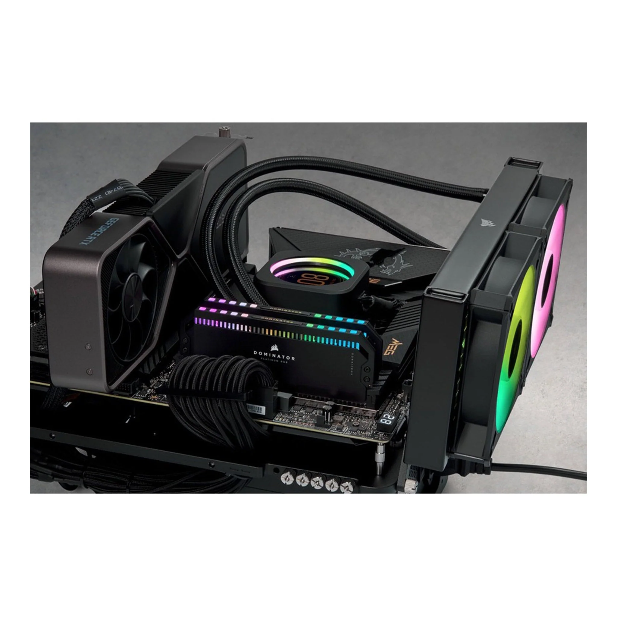 Corsair Dominator Platinum RGB 32GB (2x16GB) DDR5 DRAM 5600MHz C36 Memory Kit - Black - Image 8