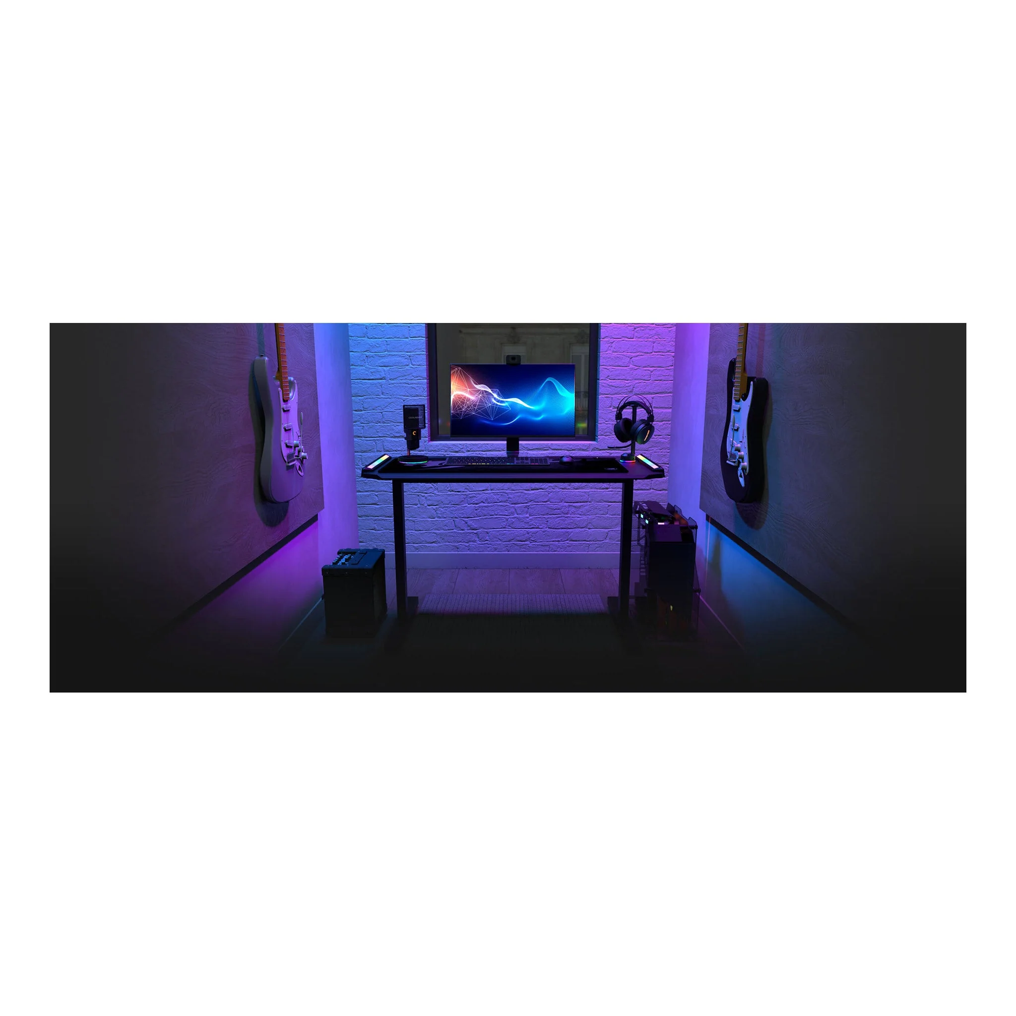 Cougar DEIMUS 120 Gaming Desk with RGB LED Lighting - Image 11