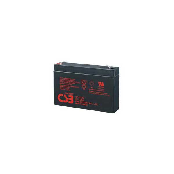 CSB 6V 7.2Ah SLA Battery w/ F1 Terminals