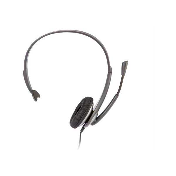Cyber Acoustics AC-104 Universal Mono Headset with Boom Mic and Single Plug with Y-Adapter - Image 3