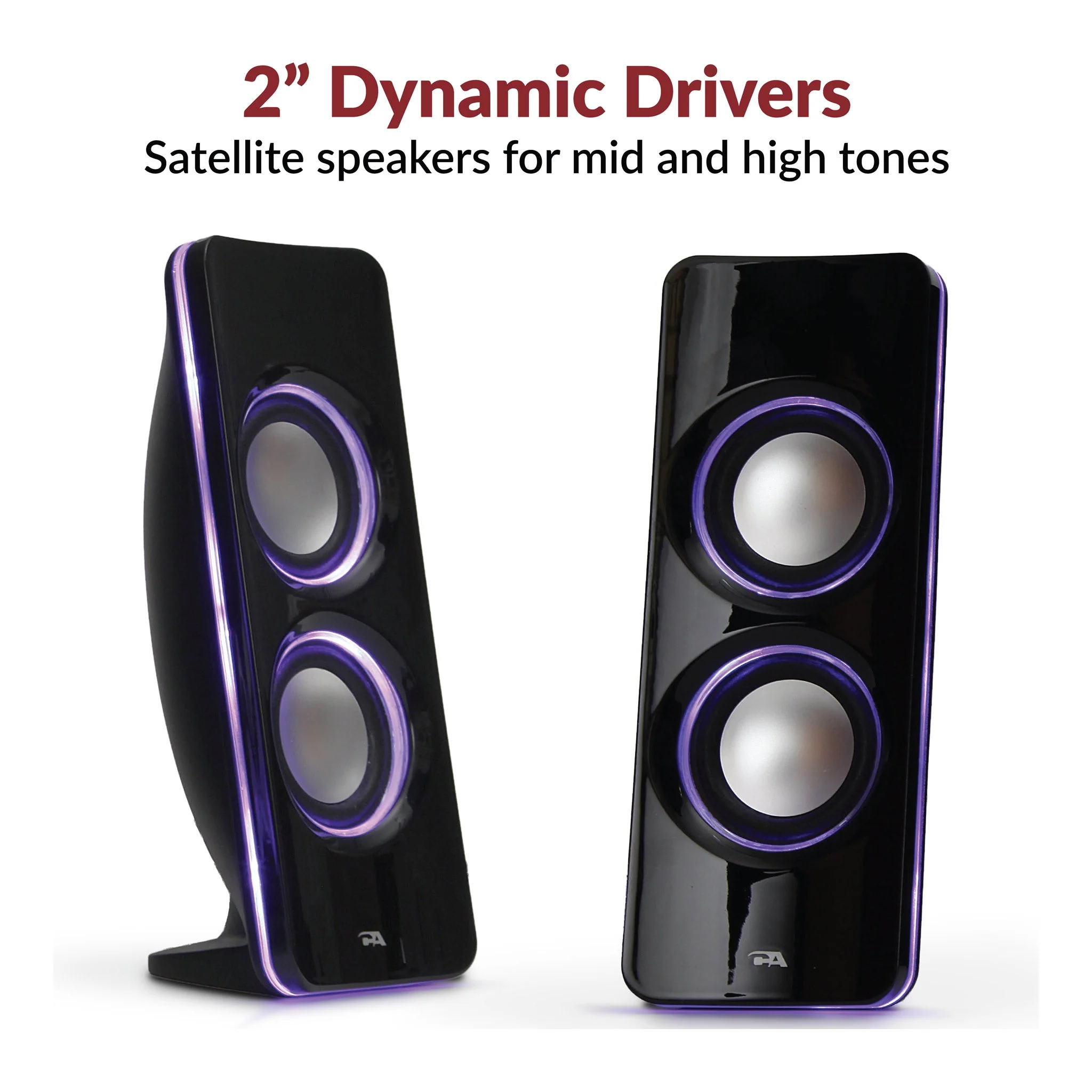 Cyber Acoustics CA-SP34BT 2.1 Bluetooth Speaker System - Black - Image 3
