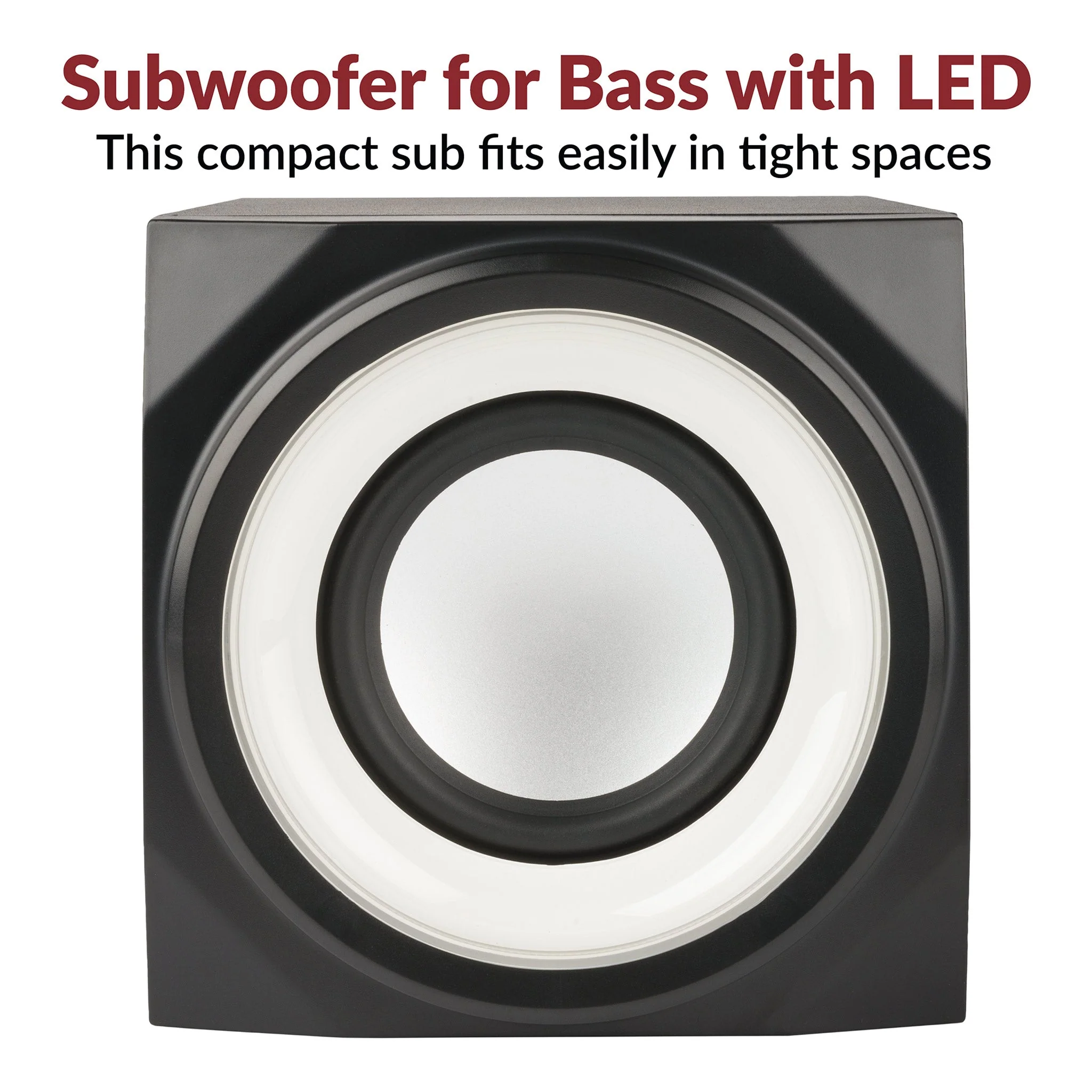Cyber Acoustics CA-SP34BT 2.1 Bluetooth Speaker System - Black - Image 4