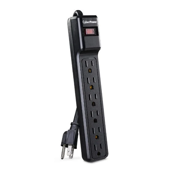 CyberPower CSB606 Essential Surge Protector, 900J, 6 Outlets, 6ft Cord - Image 3