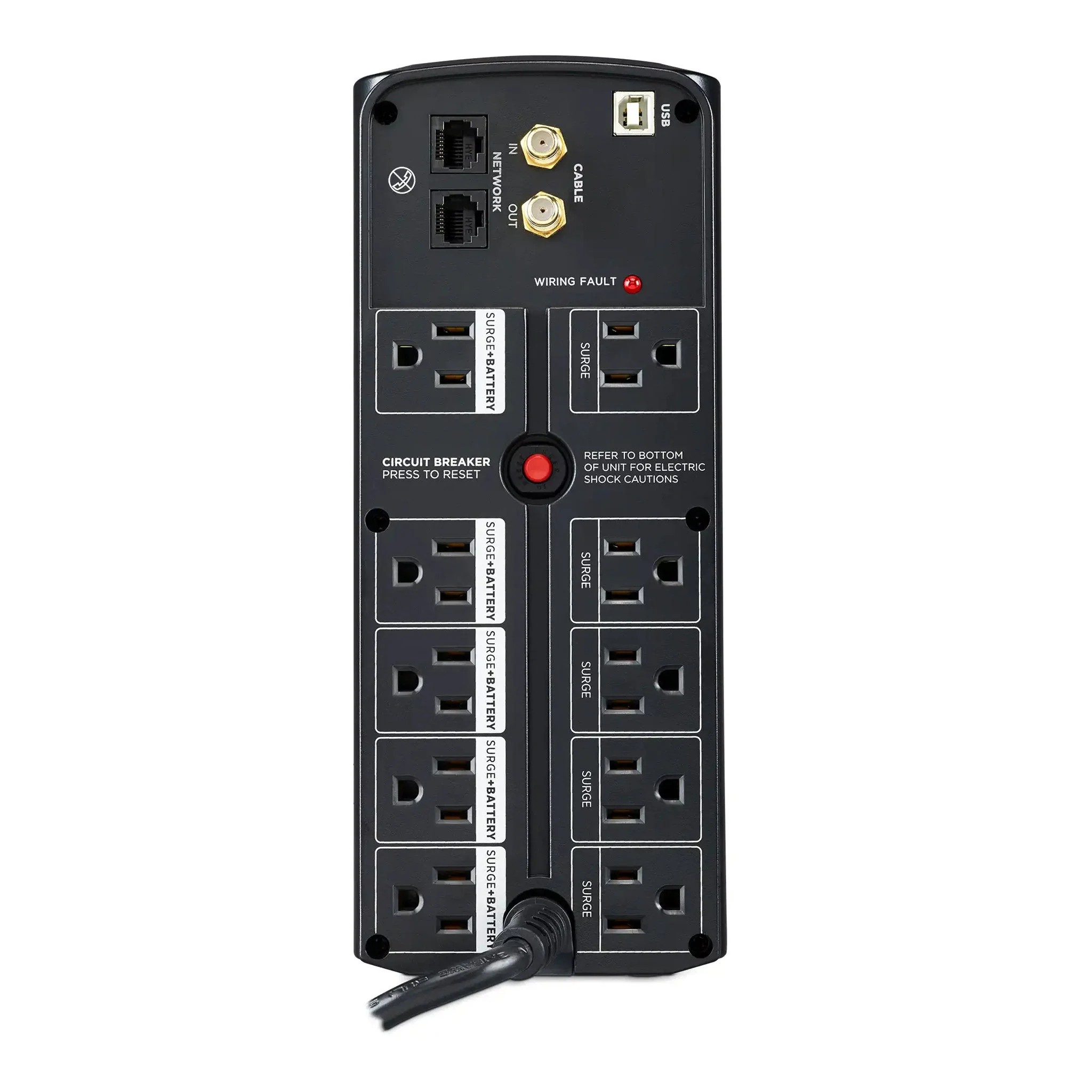 CyberPower LX1500GU3 10-Outlet 1500VA 900W AVR Line Interactive Battery Backup - Image 3
