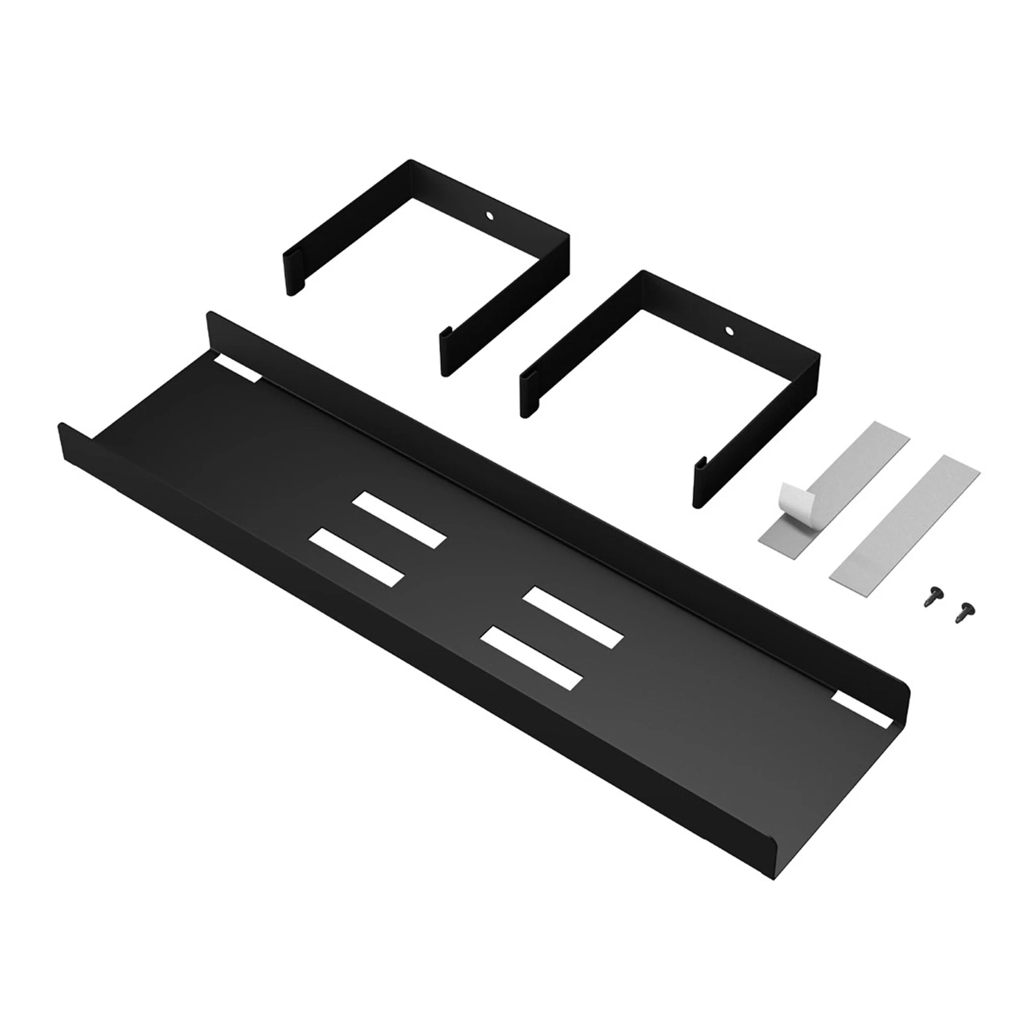 D-Line 17197 Under Desk Cable Organizer Management Tray - Black - Image 2
