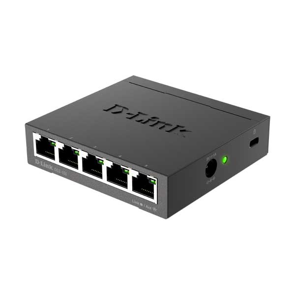 D-Link 5-Port Gigabit Unmanaged Desktop Switch (DGS-105) - Image 2