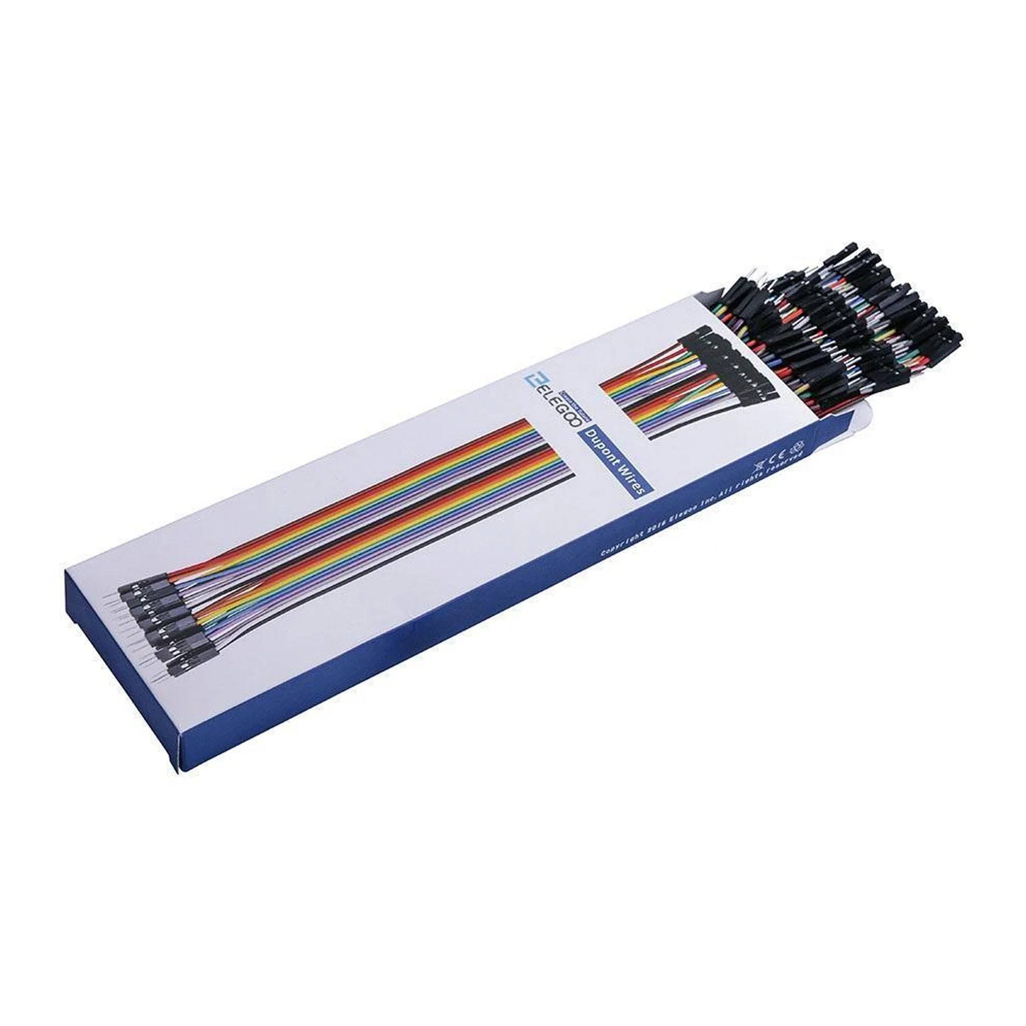 ELEGOO 120-Piece Multicolored Dupont Jumper Wire Kit - Image 4