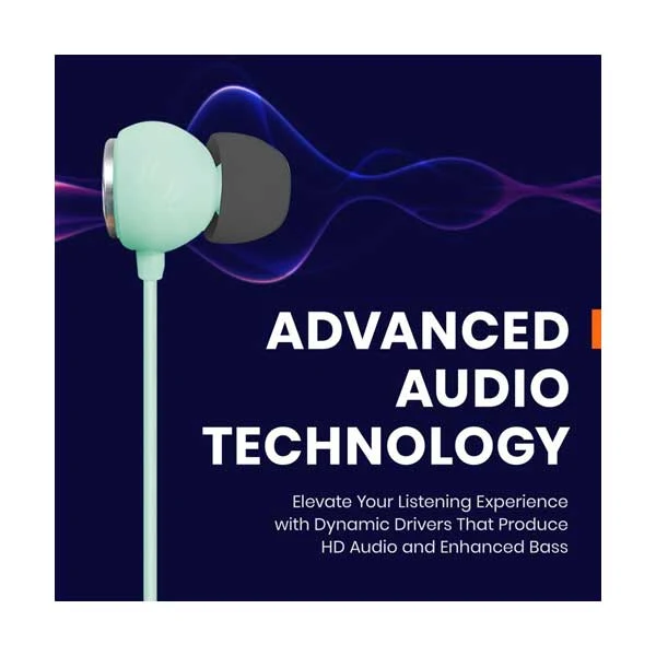Helix ETHSELTP Purple UltraBuds SE Lightning iOS Earbuds with Built-In Mic and Track Controls - Image 3