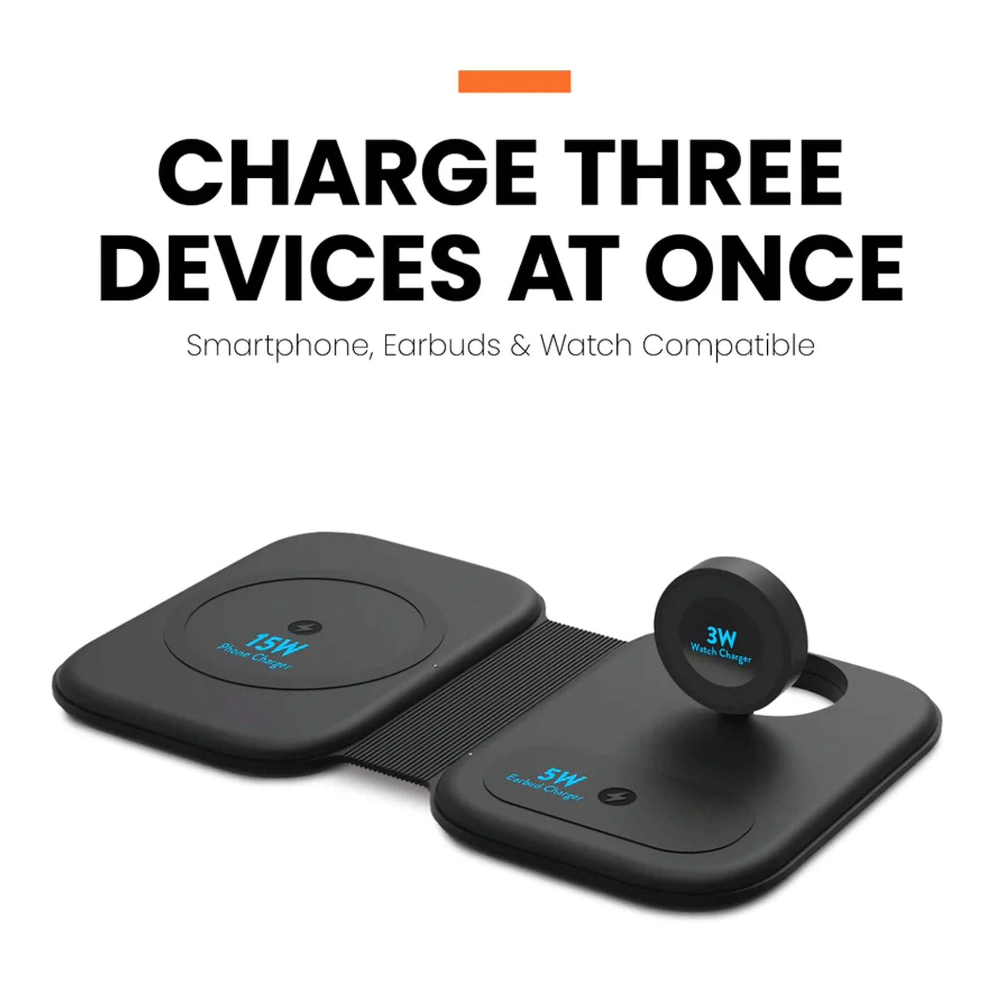 Helix ETHVALP ChargeWireless 3-in-1 Folding Travel Valet - Image 4