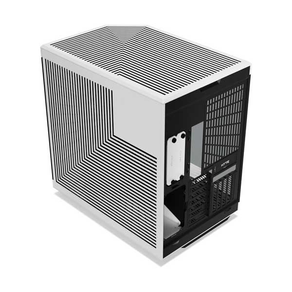 HYTE Dual-Chamber Mid-Tower ATX Computer Case - Black / White (CS-HYTE-Y70-BW) - Image 3