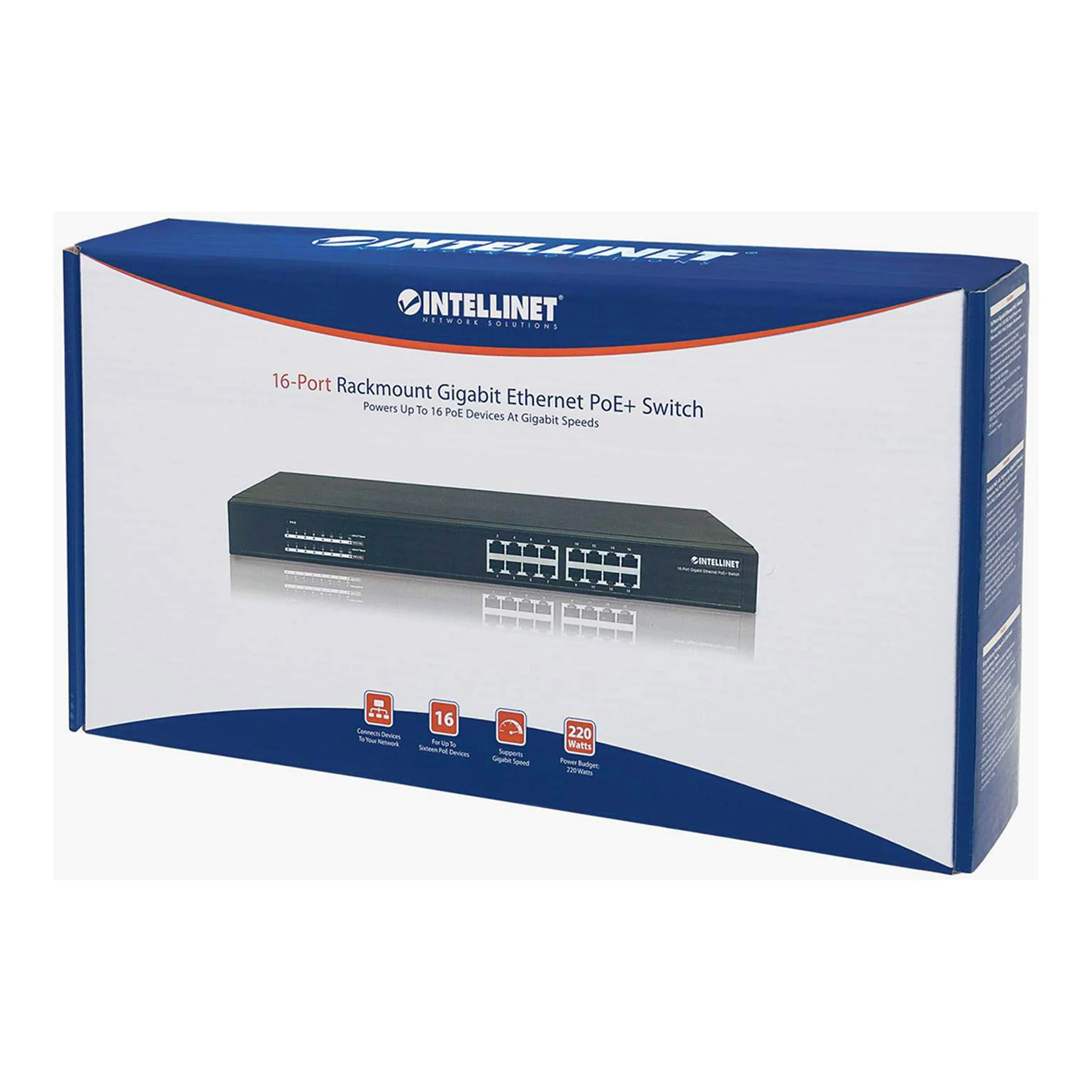 Intellinet 560993 16-Port PoE+ Gigabit Ethernet Switch - Image 5