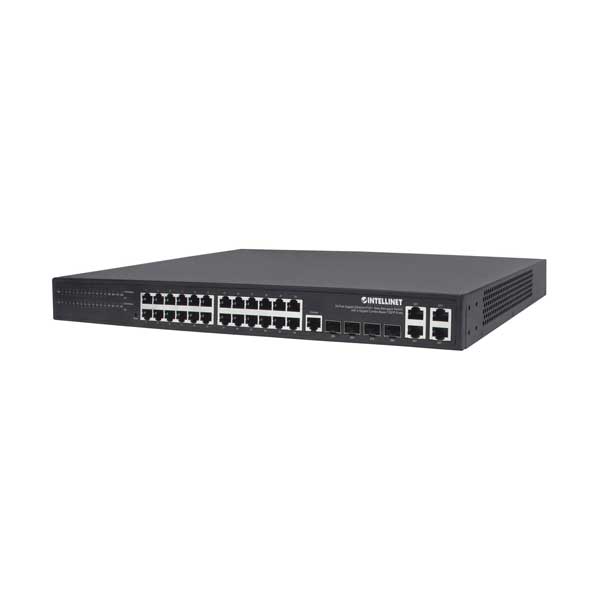 Intellinet 561426 24 Port PoE+ Managed Switch