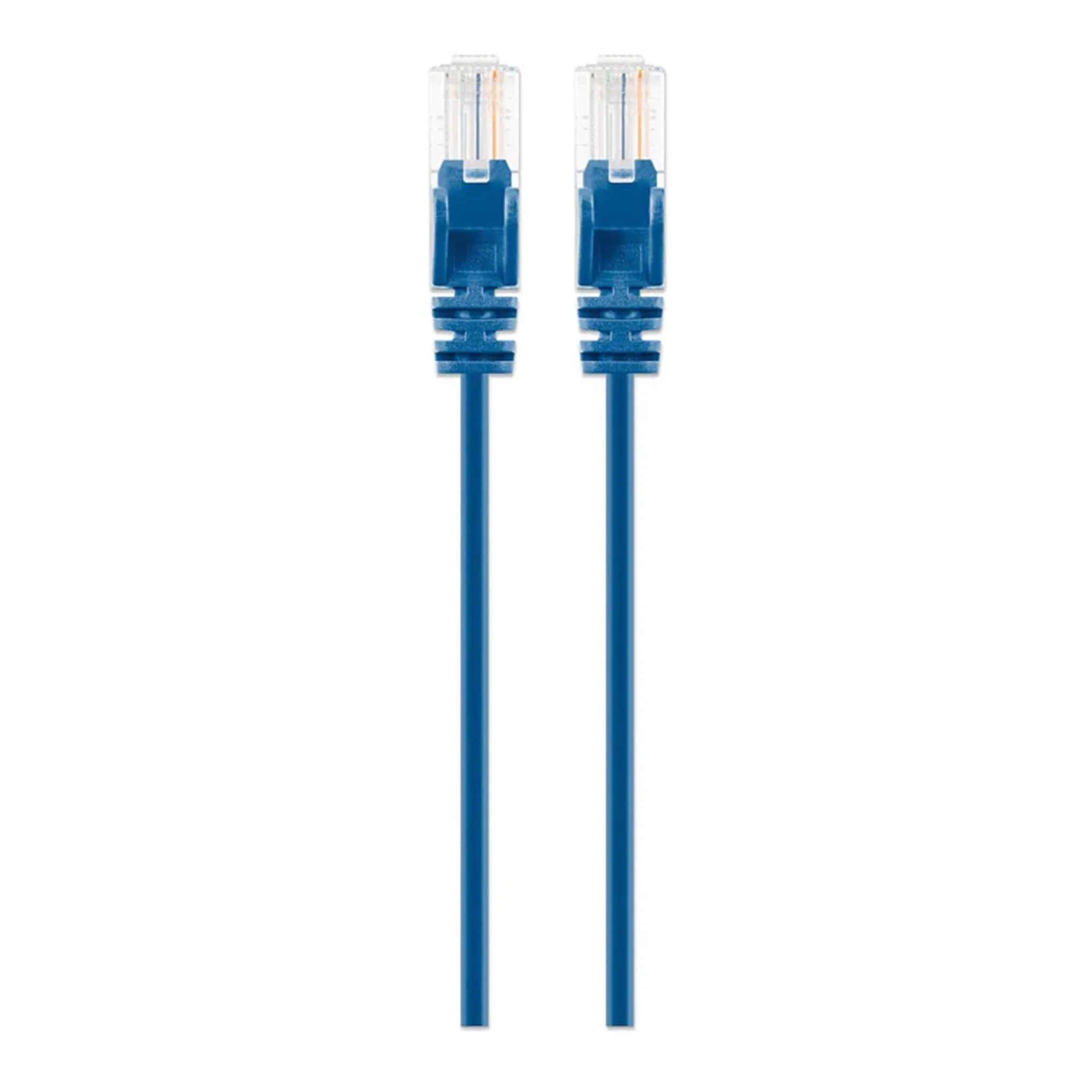 Intellinet 742160 Cat6 UTP Slim Network Patch Cable, Blue, 7FT - Image 3