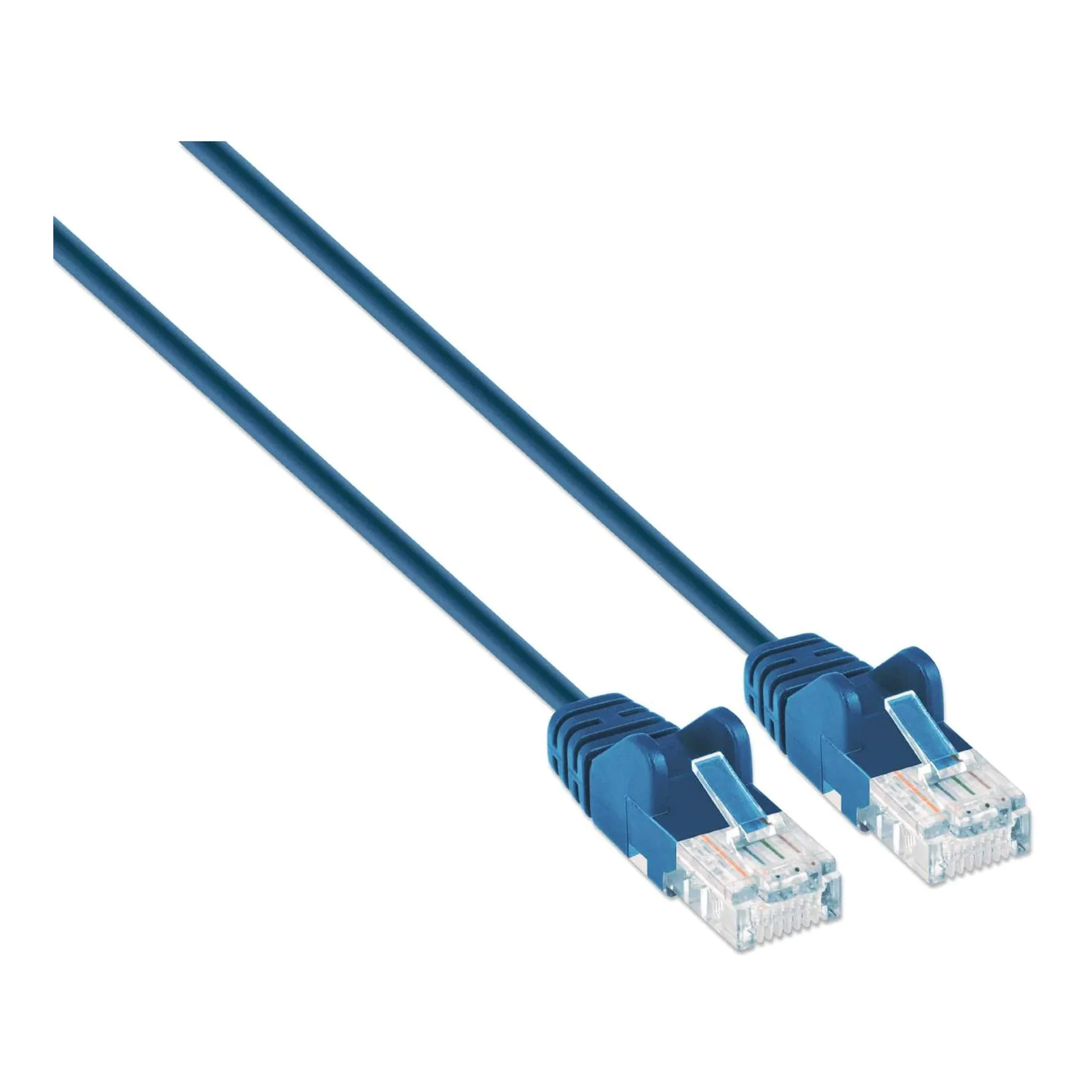 Intellinet 742177 Cat6 UTP Slim Network Patch Cable, Blue, 10FT - Image 2