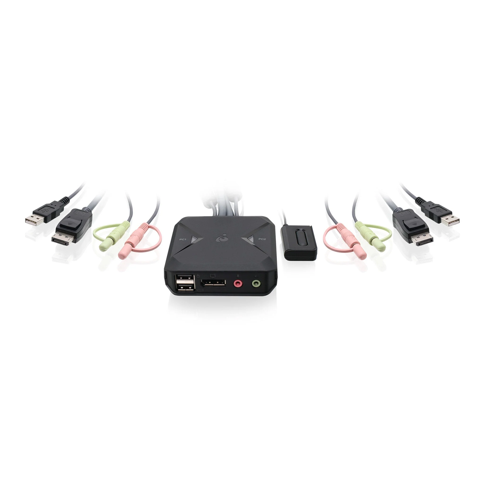 IOGEAR GCS52DP 2-Port 4K USB DisplayPort Cable KVM Switch - Image 3