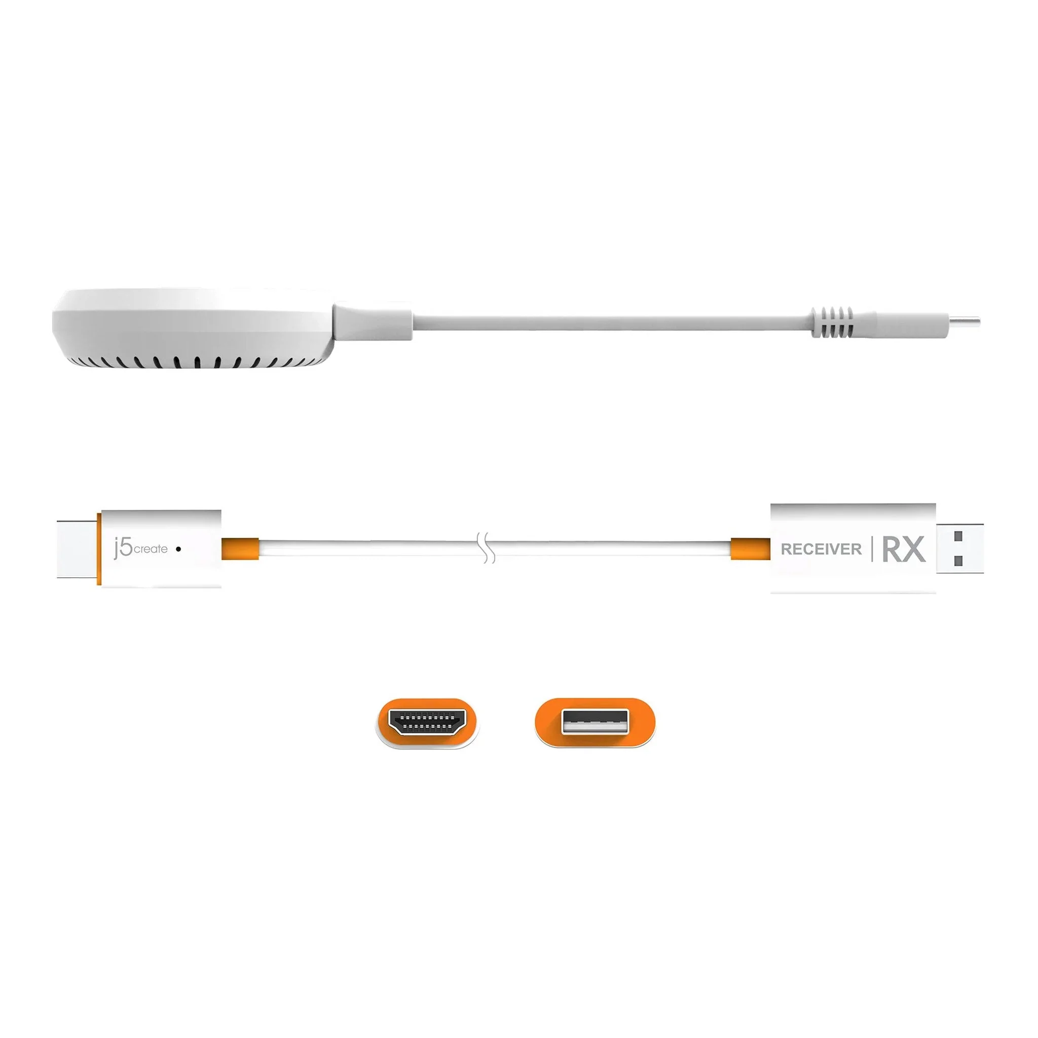J5Create JVAW62 USB-C ScreenCast Wireless Display HDMI Extender - Image 3