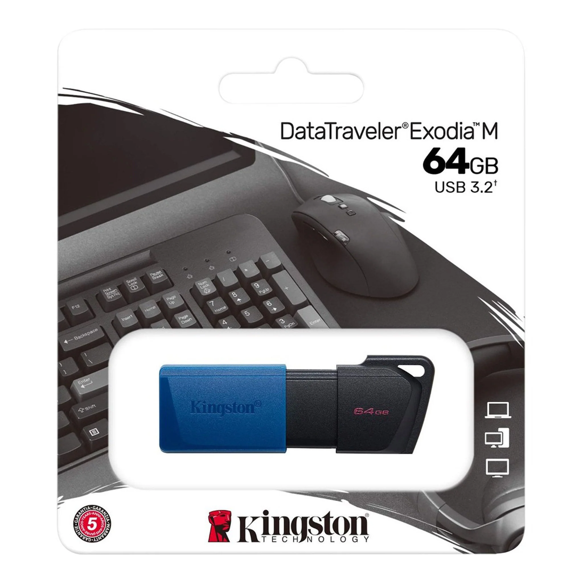 Kingston DTXM/64GB DataTraveler Exodia M USB Flash Drive - 64GB - Image 3