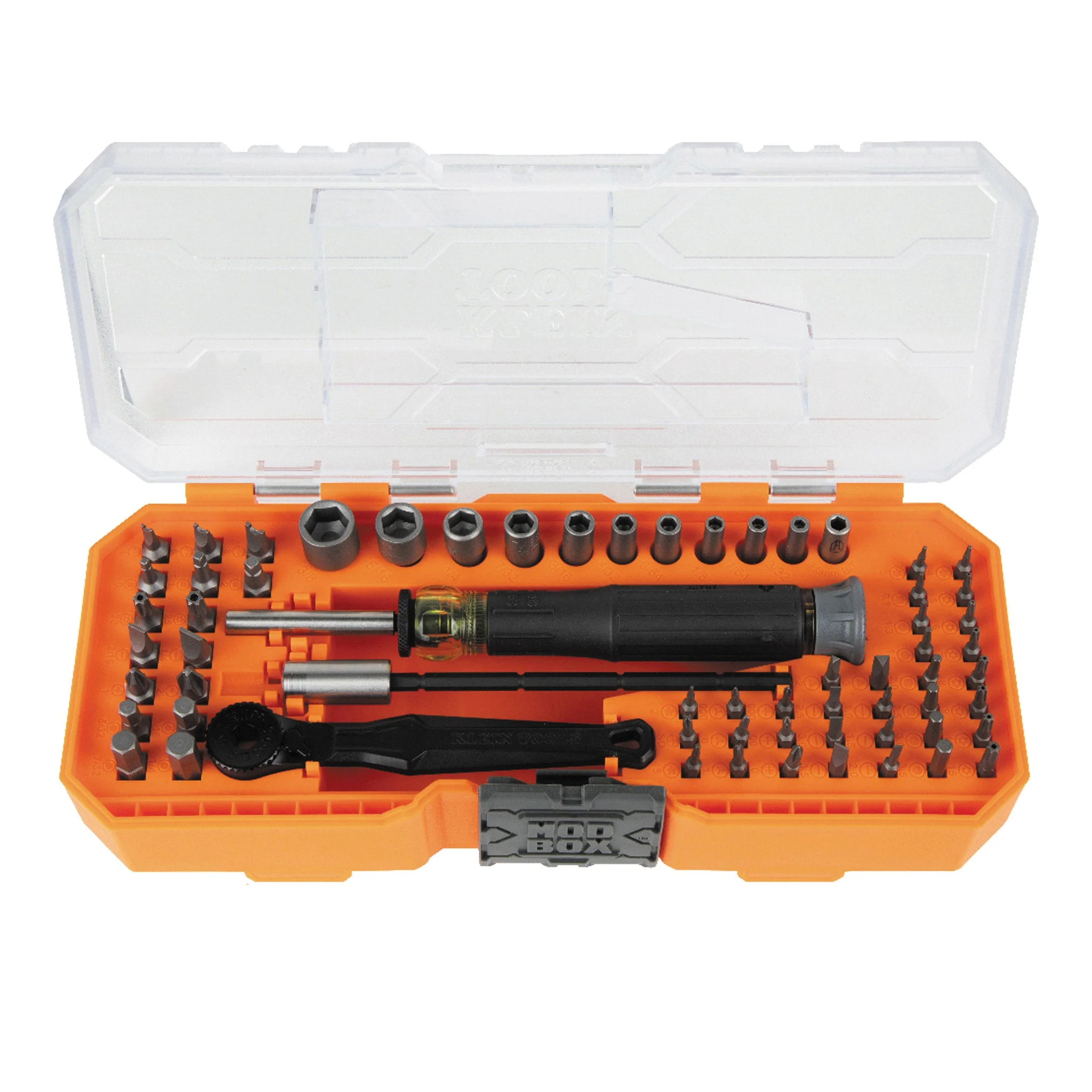 Klein Tools 32787 64-Piece Precision Ratchet and Driver System - Image 2