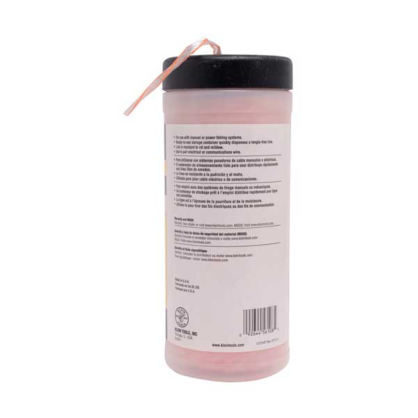 Klein Tools 56108 500ft Poly Pull Line with Orange Tracer - Image 3