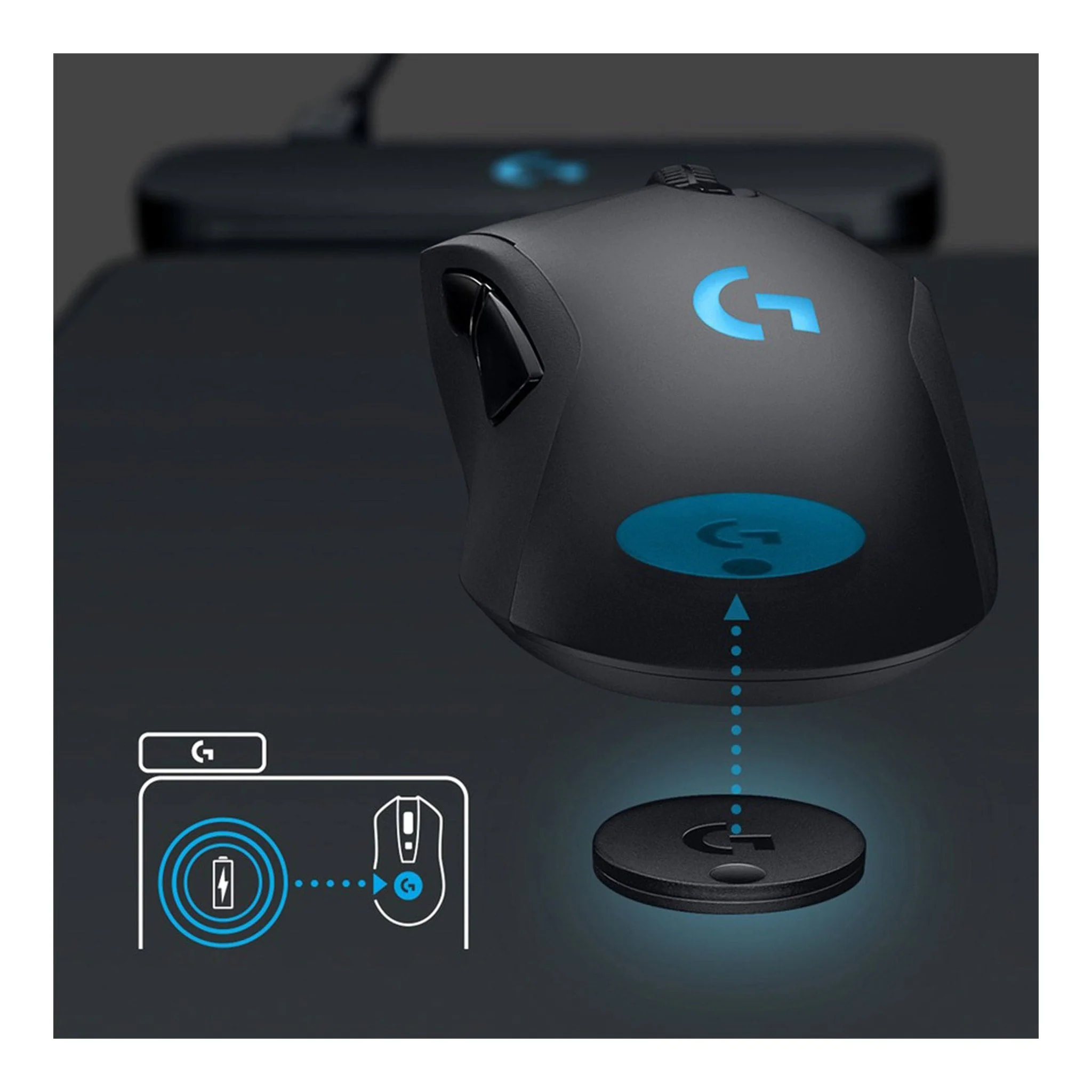 Logitech 943-000109 G PowerPlay Wireless Charging System - Black - Image 6